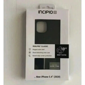Incipio Black‎ iPhone 5.4 (2020) Dual Pro Classsic Case New